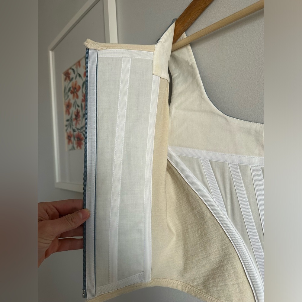 Vivienne Westwood Corset Vintage 1987 Documented Blue Metallic Archival Designer - Picture 10 of 14